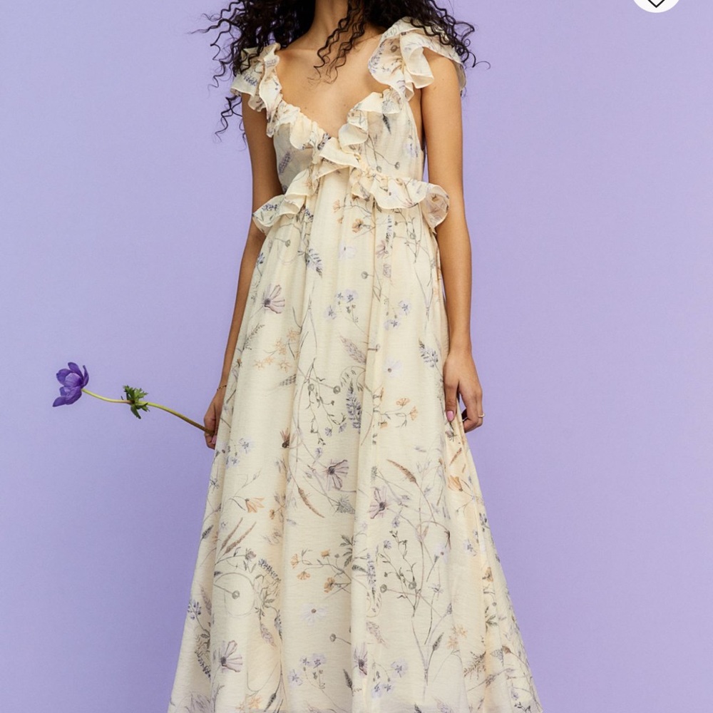 H&M Ruffled Dress